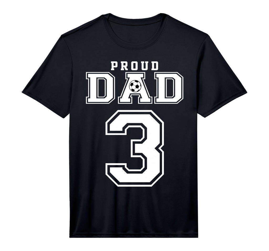 Number 3 Custom Proud Soccer Futbol T-Shirt - Fun Novelty Design Unisex - T-Shirt, Sweatshirt, Hoodie