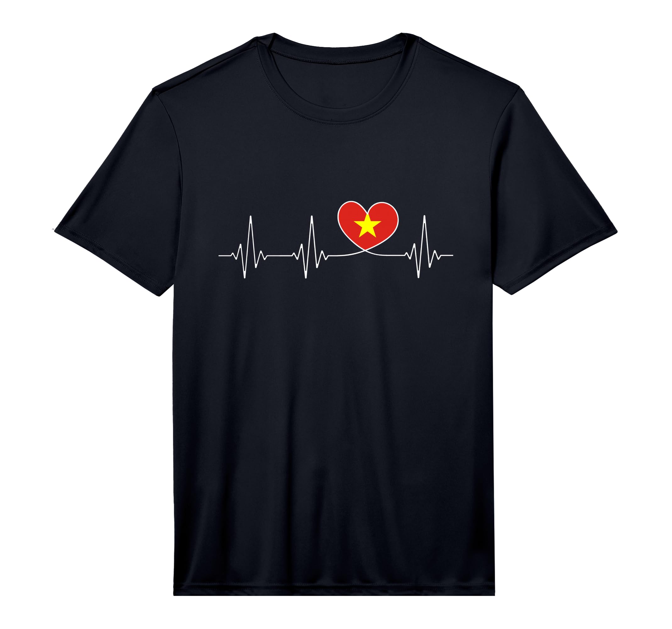 Viet Nam Love And Vietnamese Flag T-Shirt - Minimalist Print Men Women - T-Shirt, Sweatshirt, Hoodie