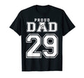 Number 29 Custom Proud Soccer Futbol T-Shirt - Unique Graphic for Adults - T-Shirt, Sweatshirt, Hoodie