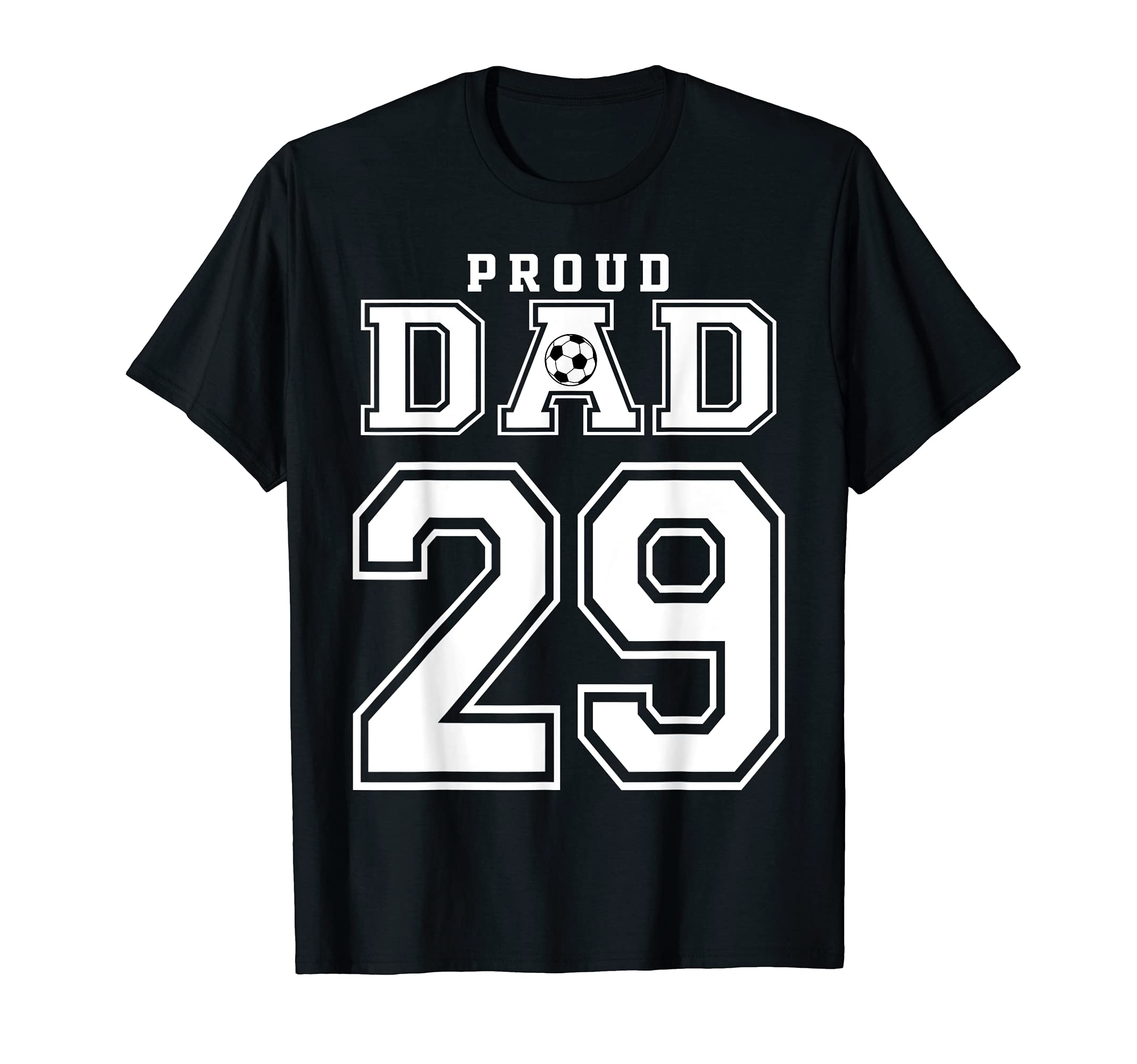 Number 29 Custom Proud Soccer Futbol T-Shirt - Unique Graphic for Adults - T-Shirt, Sweatshirt, Hoodie