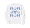 Volleyball Coquette Toile Blue Sweatshirt - Streetwear Style for Adults - T-Shirt, Sweatshirt, Hoodie