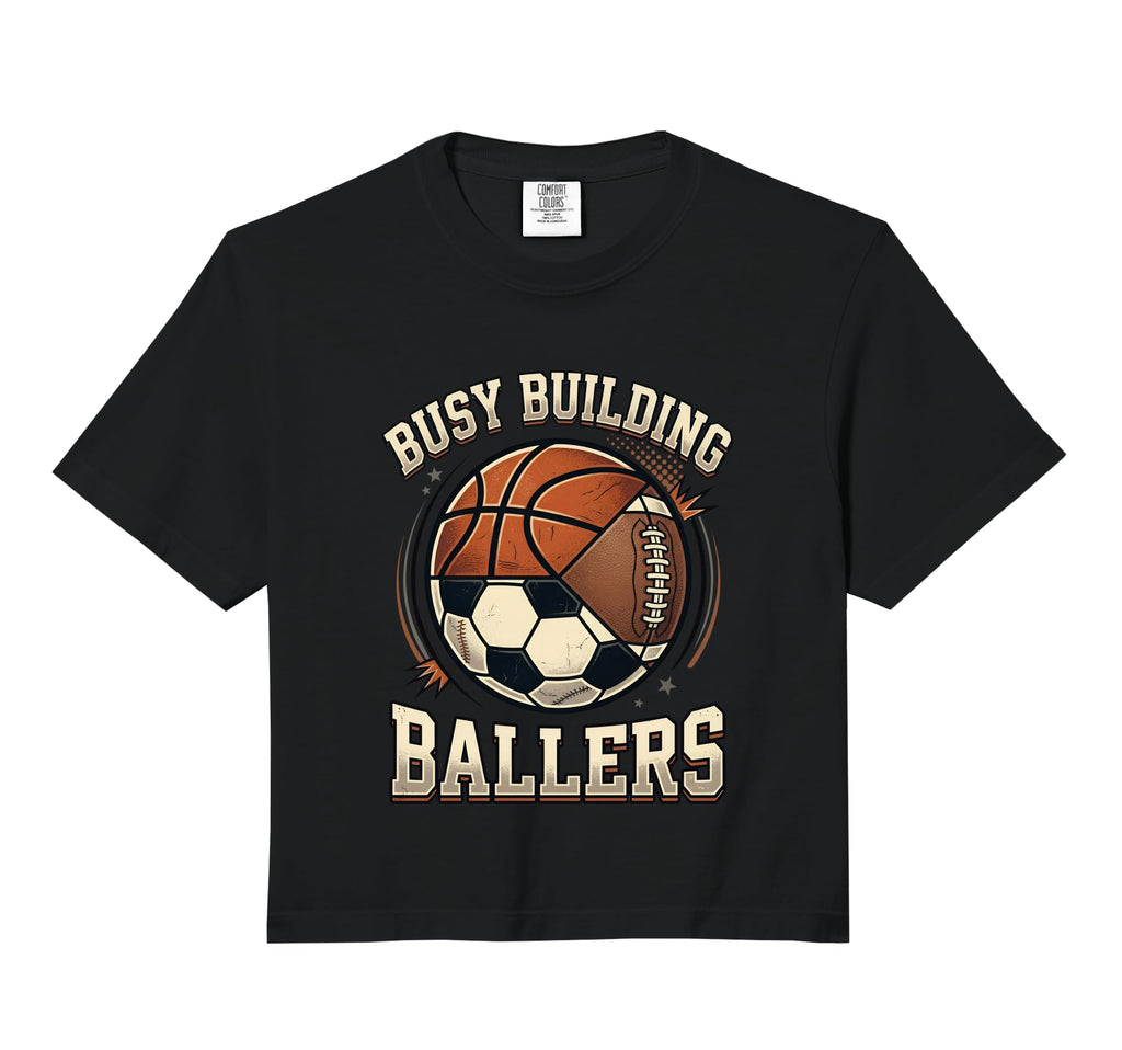 Funny Busy Raising Ballers Sweatshirt - Casual Everyday Wear Men Women - T-Shirt, Sweatshirt, Hoodie