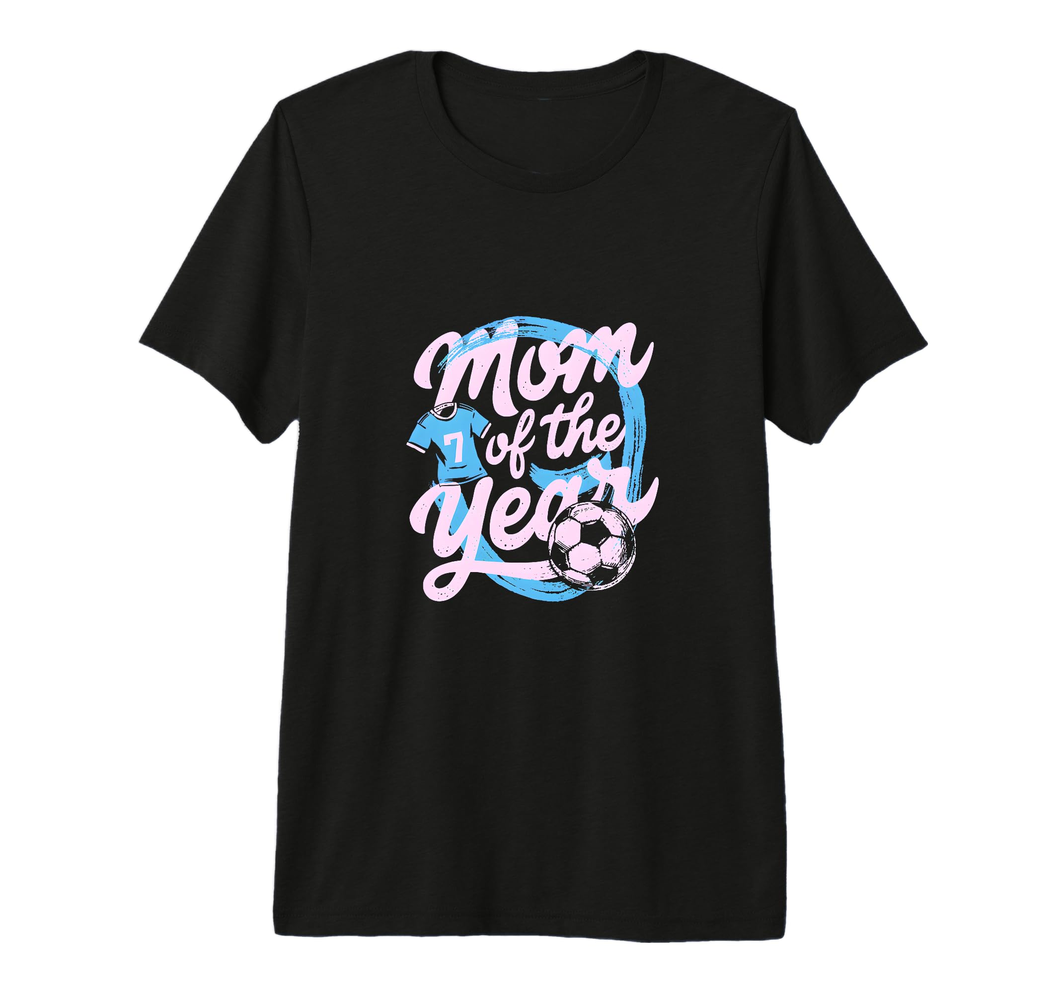 Mom Year Soccer Mom Pride Tri Blend T-Shirt - Unique Graphic Men Women - T-Shirt, Sweatshirt, Hoodie