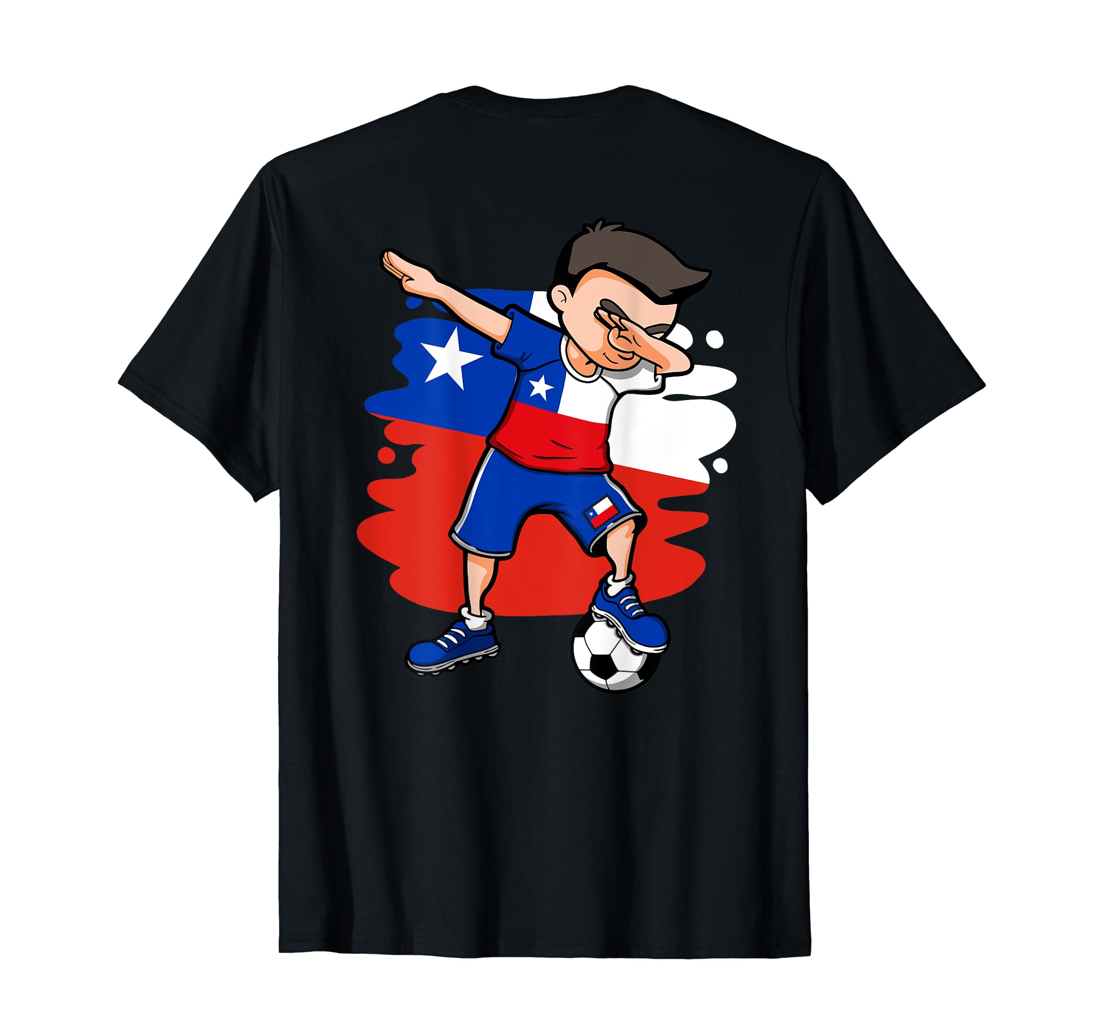 Dabbing Soccer Chile Jersey T-Shirt - Casual Everyday Wear Men Women - T-Shirt, Sweatshirt, Hoodie