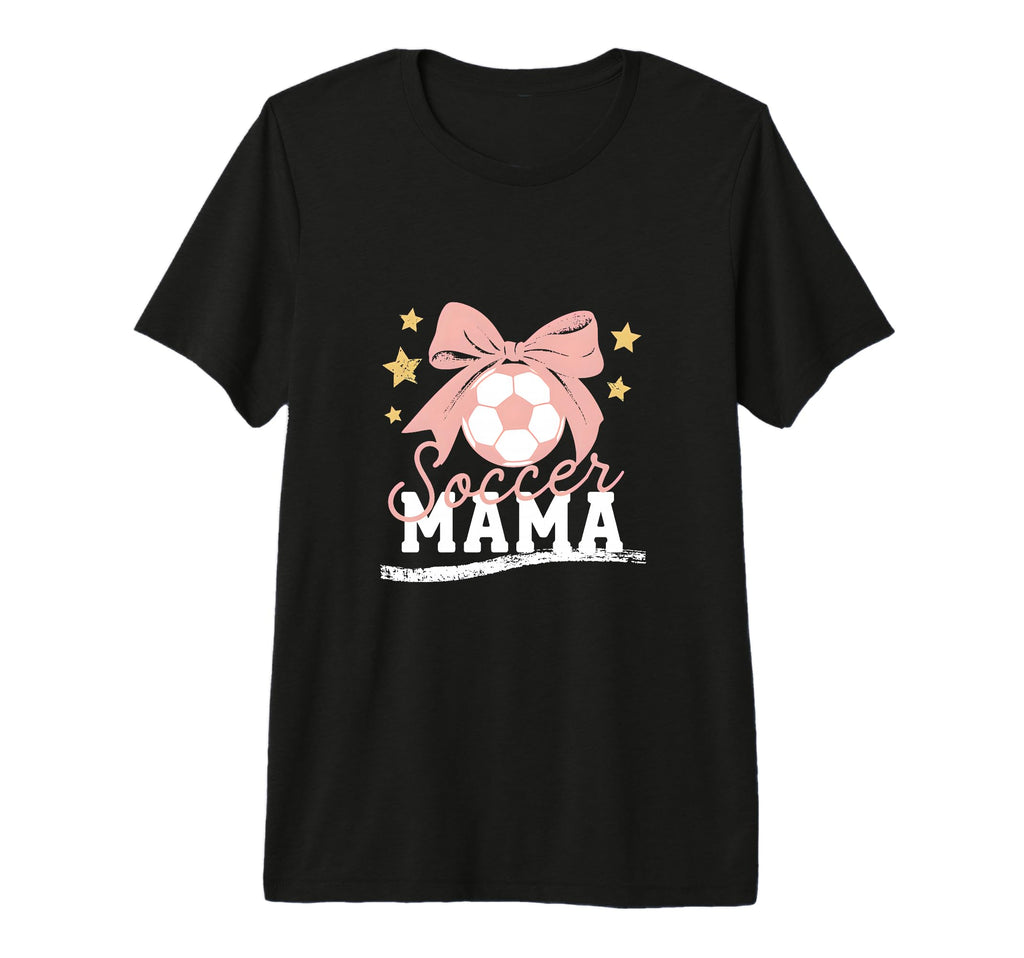 Soccer Mama Coquette Bow Sideline T-Shirt - Streetwear Style for Adults - T-Shirt, Sweatshirt, Hoodie