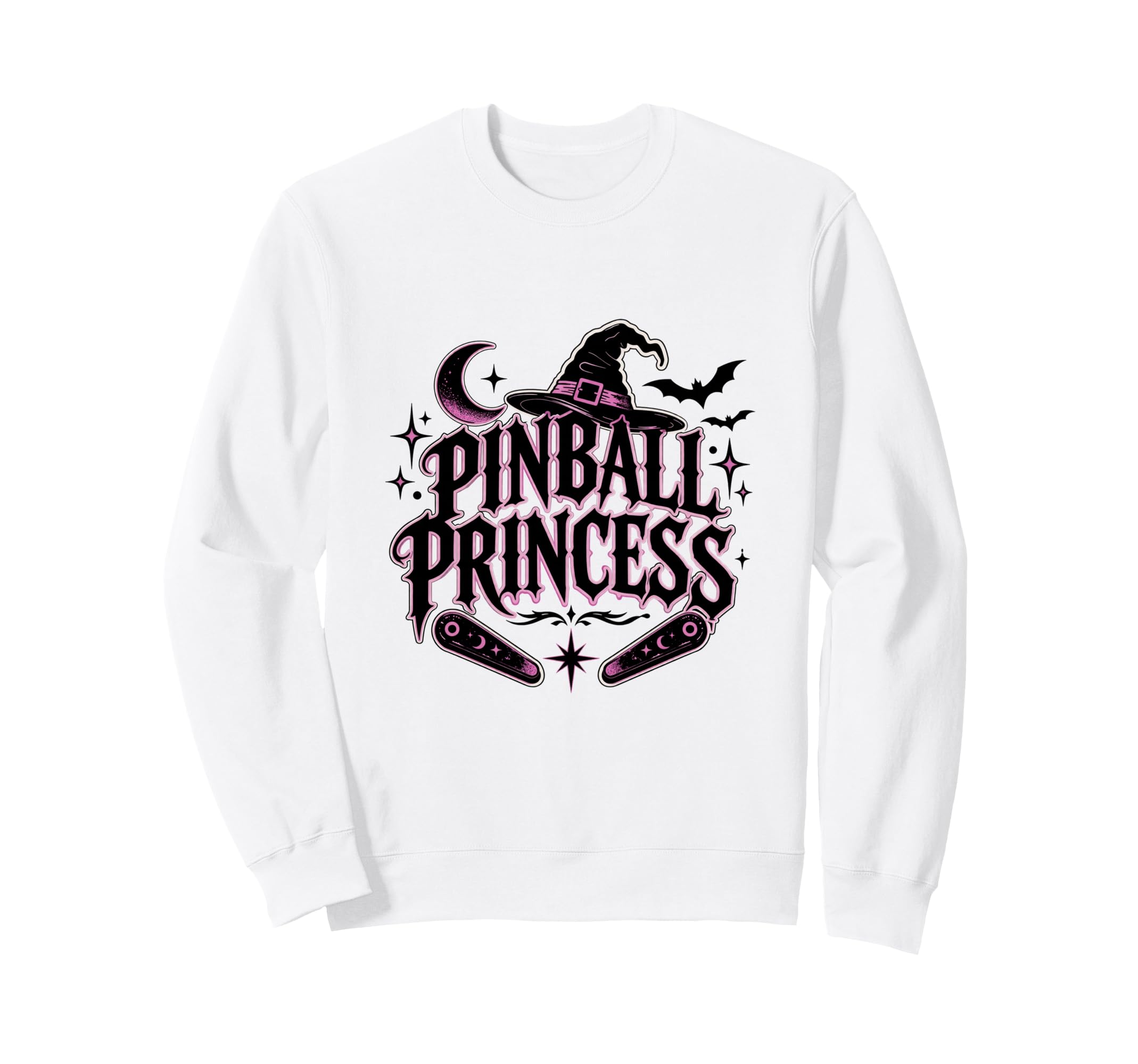 Pinball Princess Machines Funny Sweatshirt - Minimalist Print for Adults - T-Shirt, Sweatshirt, Hoodie
