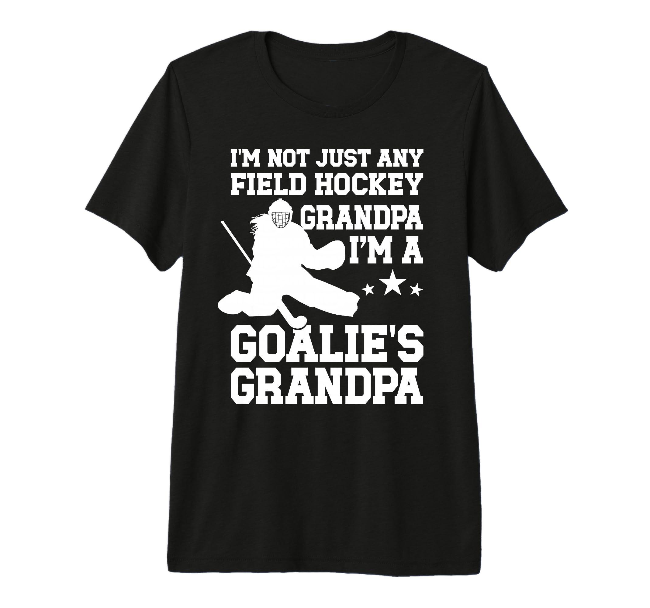 Mens Field Hockey Goalie Grandpa T-Shirt - Aesthetic Graphic for Adults - T-Shirt, Sweatshirt, Hoodie