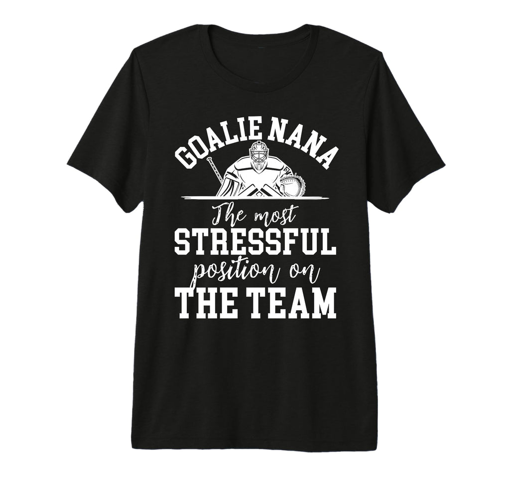 Funny Hockey Goalie Nana Hockey Keeper T-Shirt - Unique Graphic Men Women - T-Shirt, Sweatshirt, Hoodie