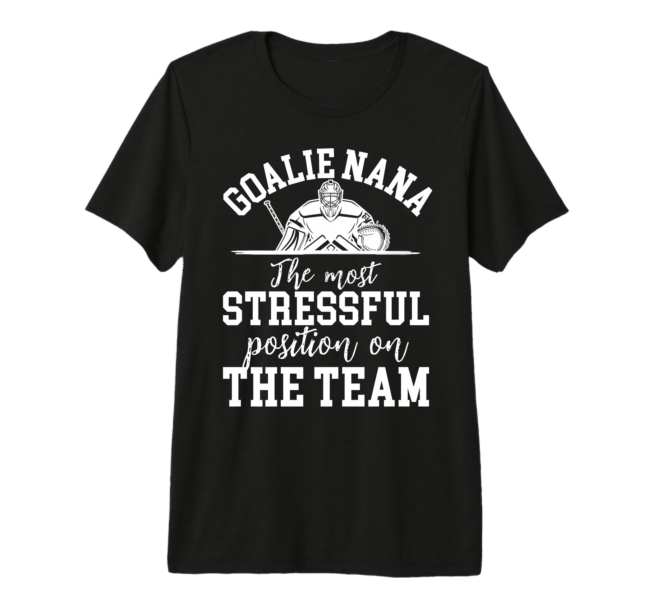 Funny Hockey Goalie Nana Hockey Keeper T-Shirt - Unique Graphic Men Women - T-Shirt, Sweatshirt, Hoodie