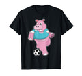 Hippo Soccer Player Soccer Sports T-Shirt - Fun Novelty Design for Adults - T-Shirt, Sweatshirt, Hoodie