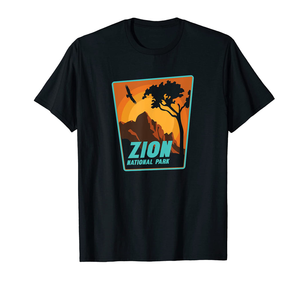 Vinatge Zion National Park T-Shirt - Graphic Print Unisex - T-Shirt, Sweatshirt, Hoodie