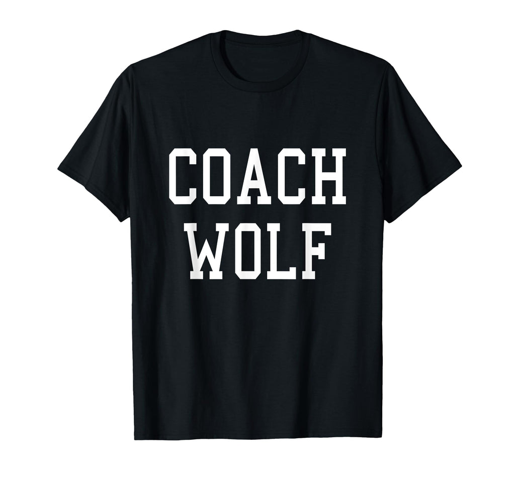Coach Wolf Custom Football Soccer Baseball T-Shirt - Graphic Print Unisex - T-Shirt, Sweatshirt, Hoodie