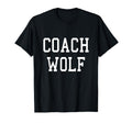 Coach Wolf Custom Football Soccer Baseball T-Shirt - Graphic Print Unisex - T-Shirt, Sweatshirt, Hoodie