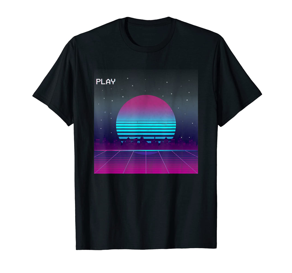 Outrun Landscape Sun Vaporwave T-Shirt - Streetwear Style for Adults - T-Shirt, Sweatshirt, Hoodie