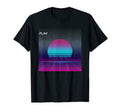 Outrun Landscape Sun Vaporwave T-Shirt - Streetwear Style for Adults - T-Shirt, Sweatshirt, Hoodie