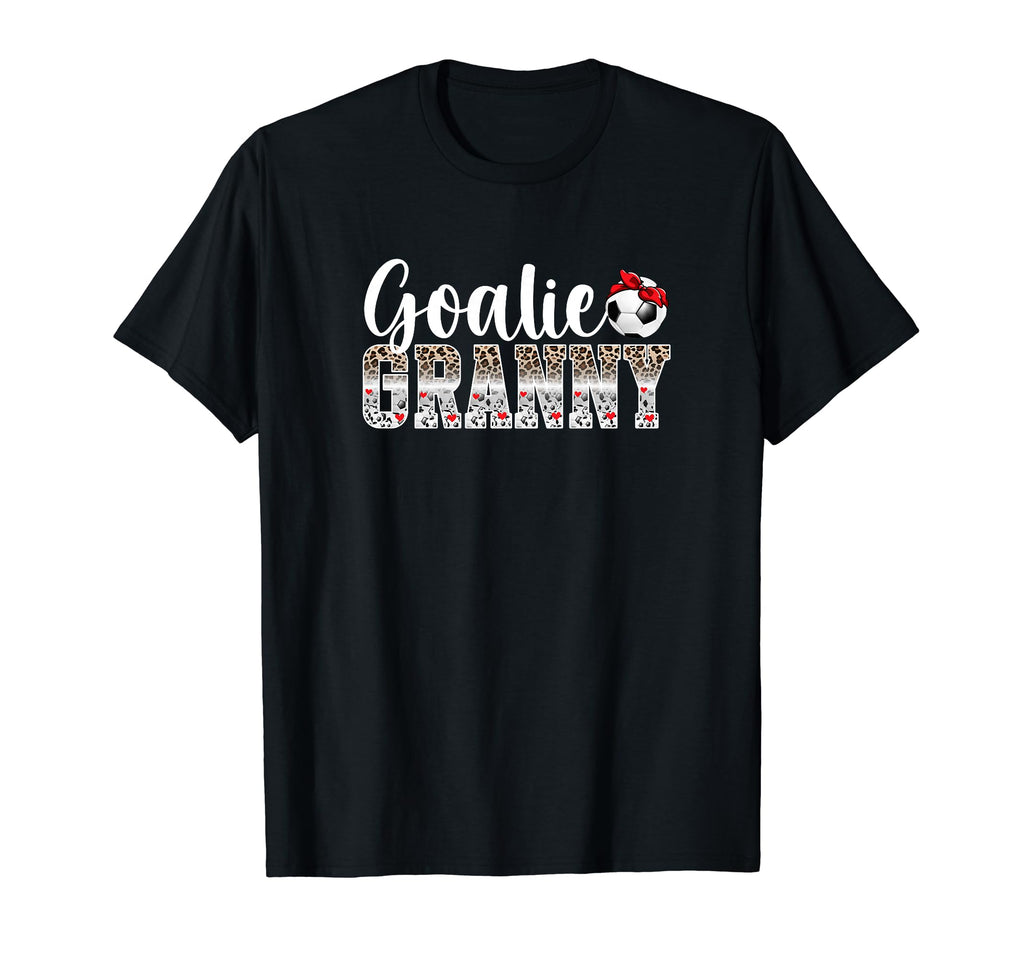 Soccer Goalie Granny Leopard Soccer T-Shirt - Trendy Graphic Men Women - T-Shirt, Sweatshirt, Hoodie