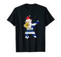 Soccer Dabbing Polar Bear Hat Lights T-Shirt - Custom Art Print for Adults - T-Shirt, Sweatshirt, Hoodie