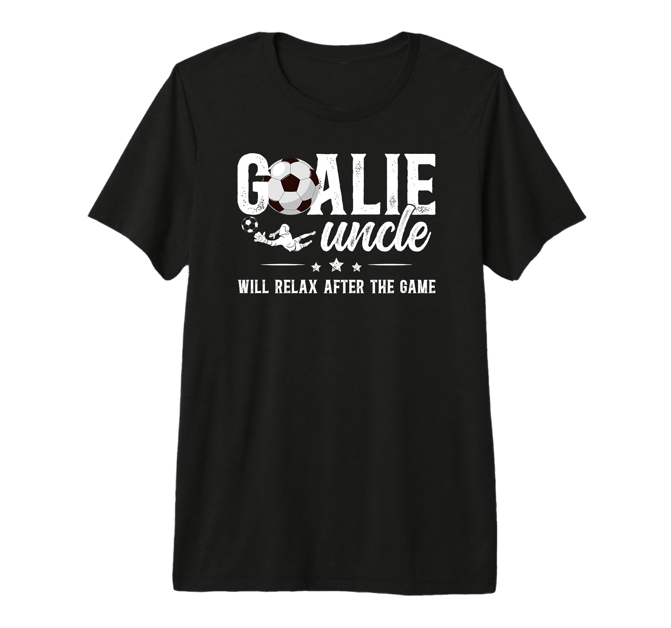 Mens Funny Soccer Goalie Uncle T-Shirt - Fun Novelty Design for Adults - T-Shirt, Sweatshirt, Hoodie