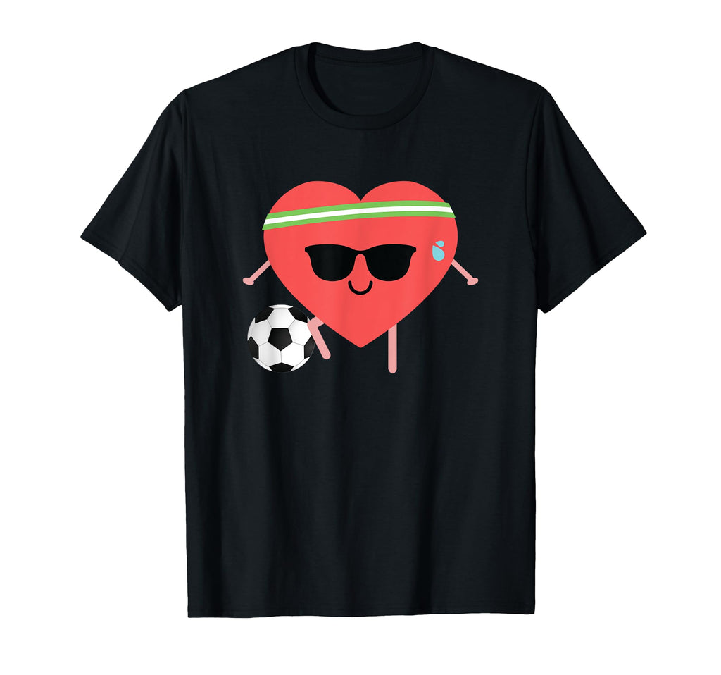 Soccer Heart Sunglasses Football T-Shirt - Trendy Graphic Unisex - T-Shirt, Sweatshirt, Hoodie