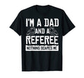 Mens Referee Ref Gift Whistle Dad T-Shirt - Custom Art Print Men Women - T-Shirt, Sweatshirt, Hoodie