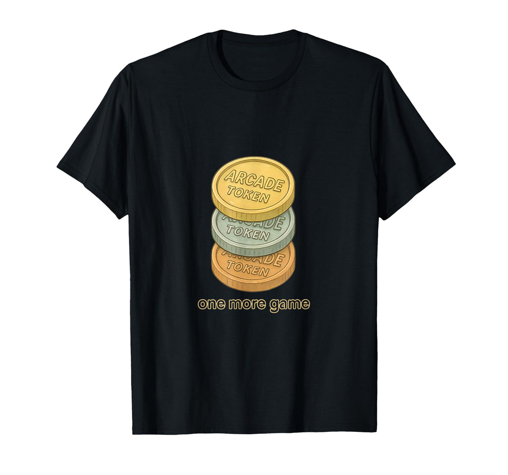 Arcade Token Stack Gaming T-Shirt - Casual Everyday Wear for Adults - T-Shirt, Sweatshirt, Hoodie