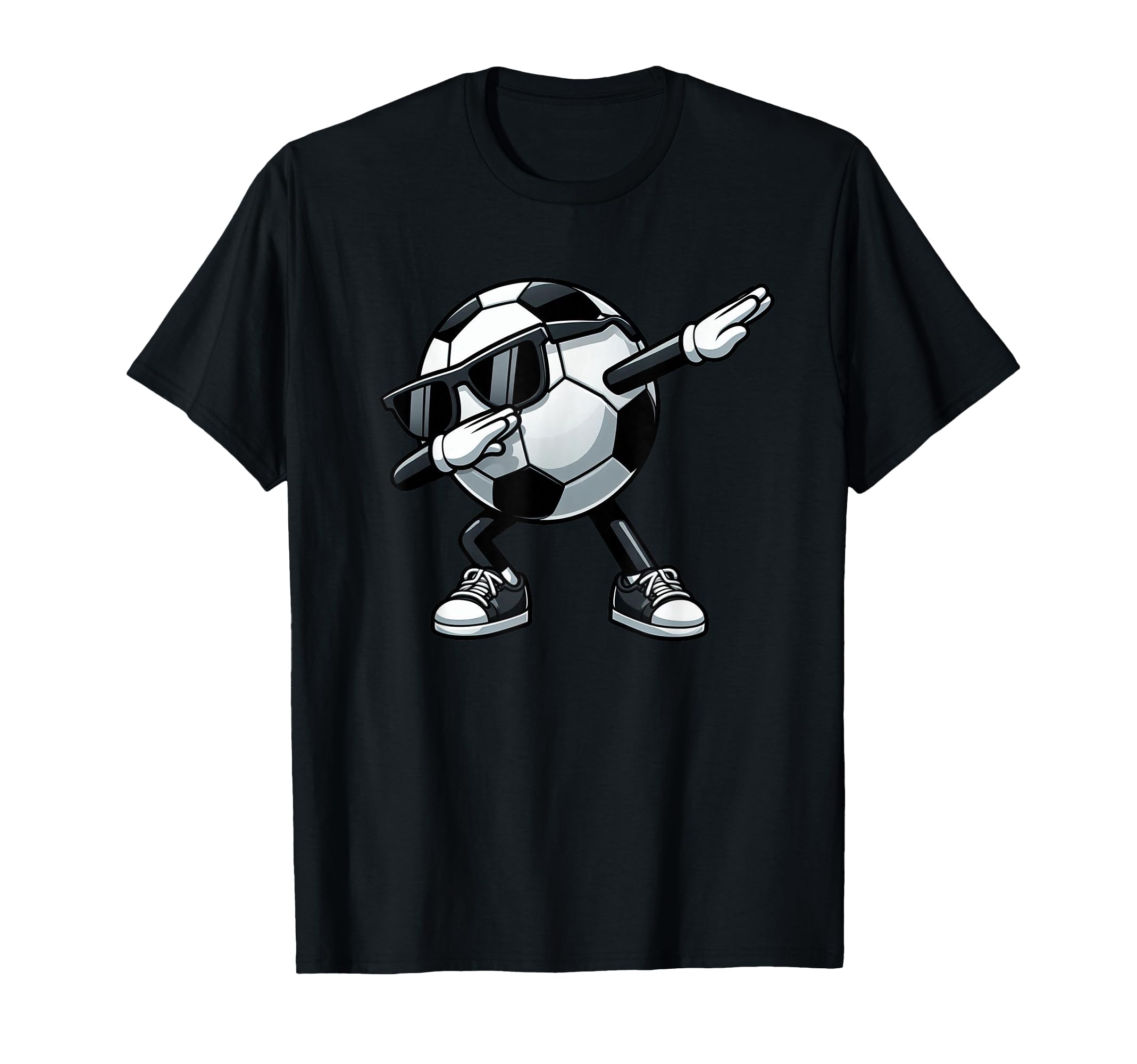 Dabbing Soccer Ball Soccer Sports T-Shirt - Streetwear Style Men Women - T-Shirt, Sweatshirt, Hoodie
