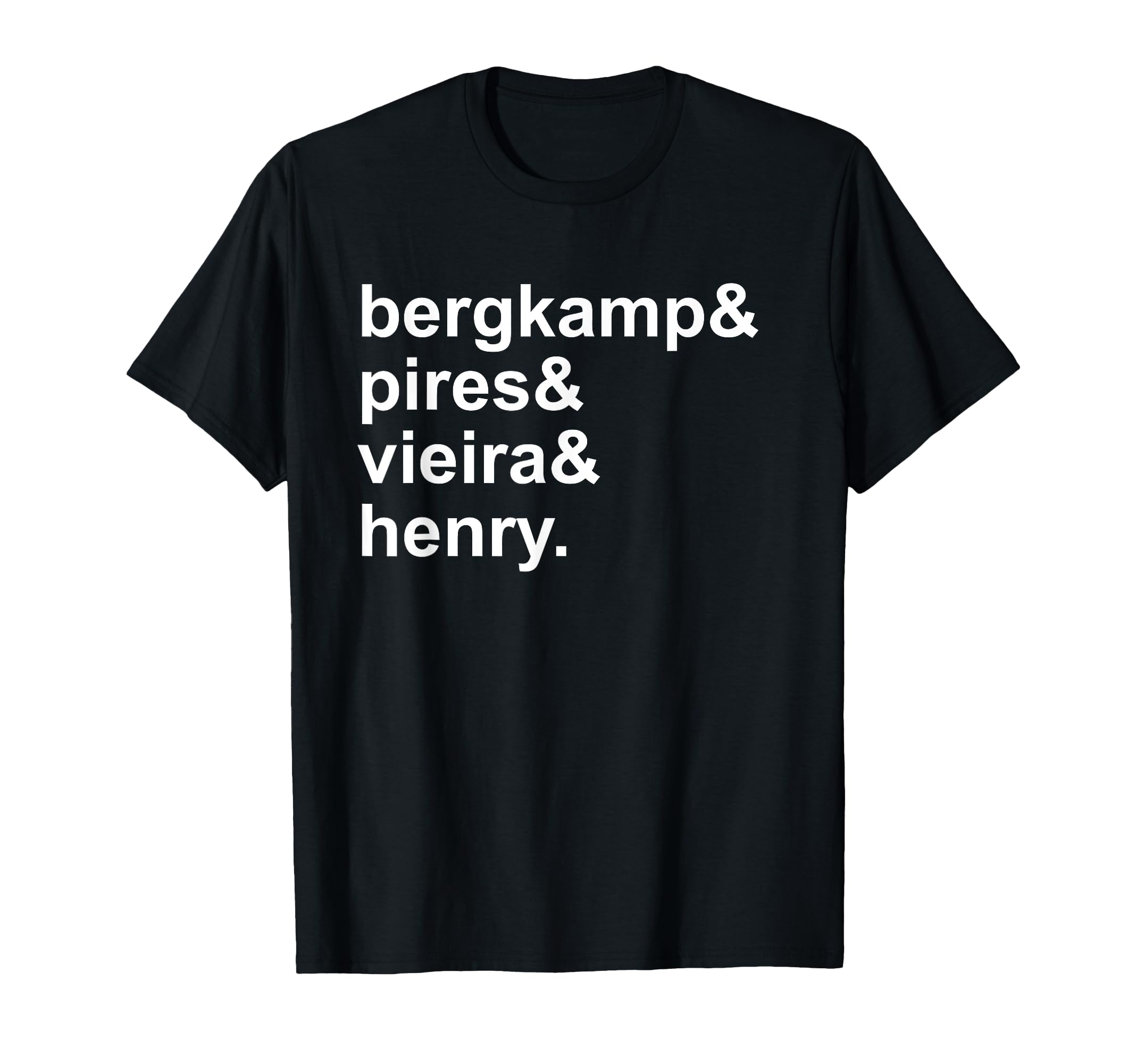 Bergkamp Pires Vieira Henry Soccer T-Shirt - Minimalist Print Men Women - T-Shirt, Sweatshirt, Hoodie