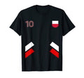 Retro10 Poland Football Poland T-Shirt - Casual Everyday Wear Unisex - T-Shirt, Sweatshirt, Hoodie