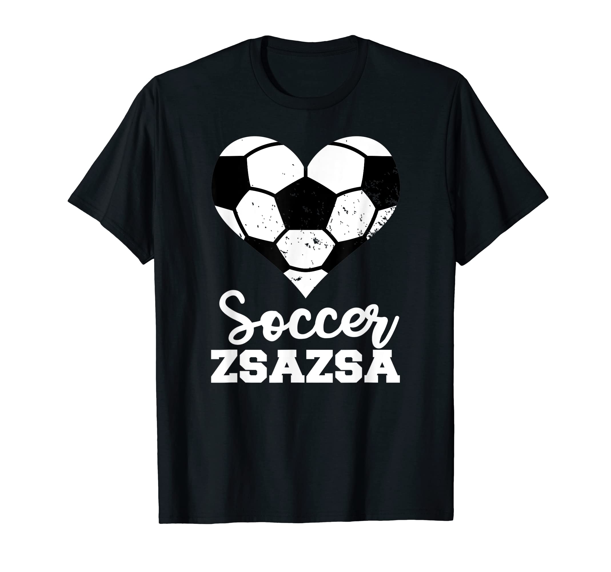 Soccer Zsazsa Funny Soccer Heart T-Shirt - Unique Graphic for Adults - T-Shirt, Sweatshirt, Hoodie