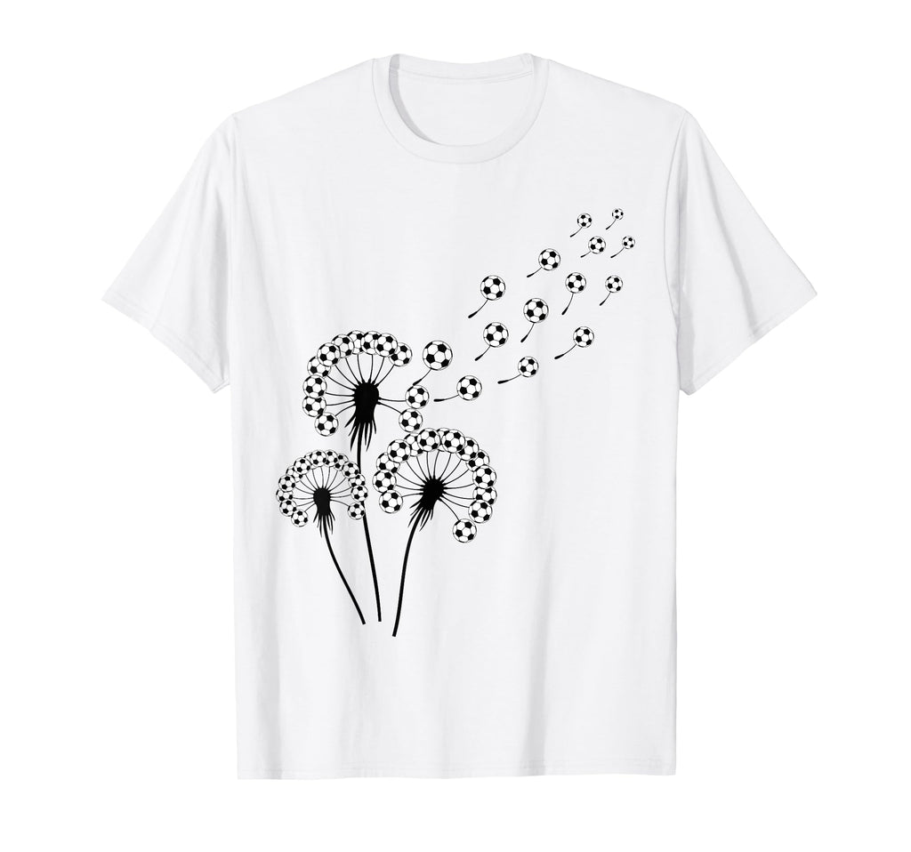 Dandelion Soccer Ball Soccer T-Shirt - Casual Everyday Wear for Adults - T-Shirt, Sweatshirt, Hoodie