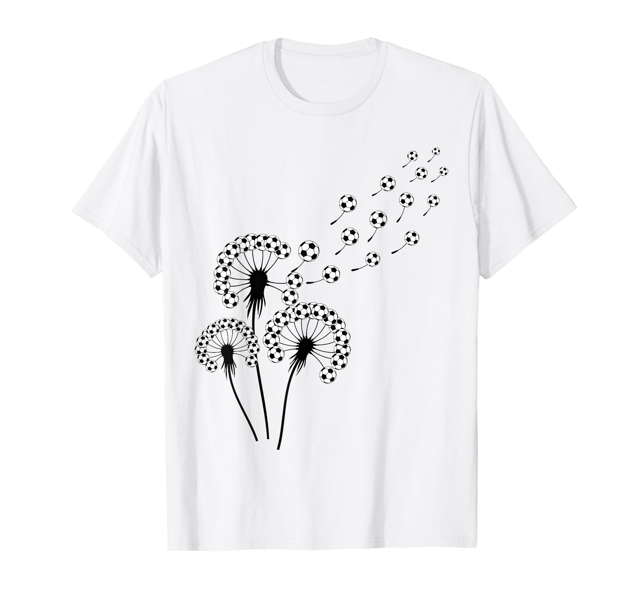 Dandelion Soccer Ball Soccer T-Shirt - Casual Everyday Wear for Adults - T-Shirt, Sweatshirt, Hoodie