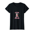 Loves Soccer Funny Sport T-Shirt - Custom Art Print for Adults - T-Shirt, Sweatshirt, Hoodie