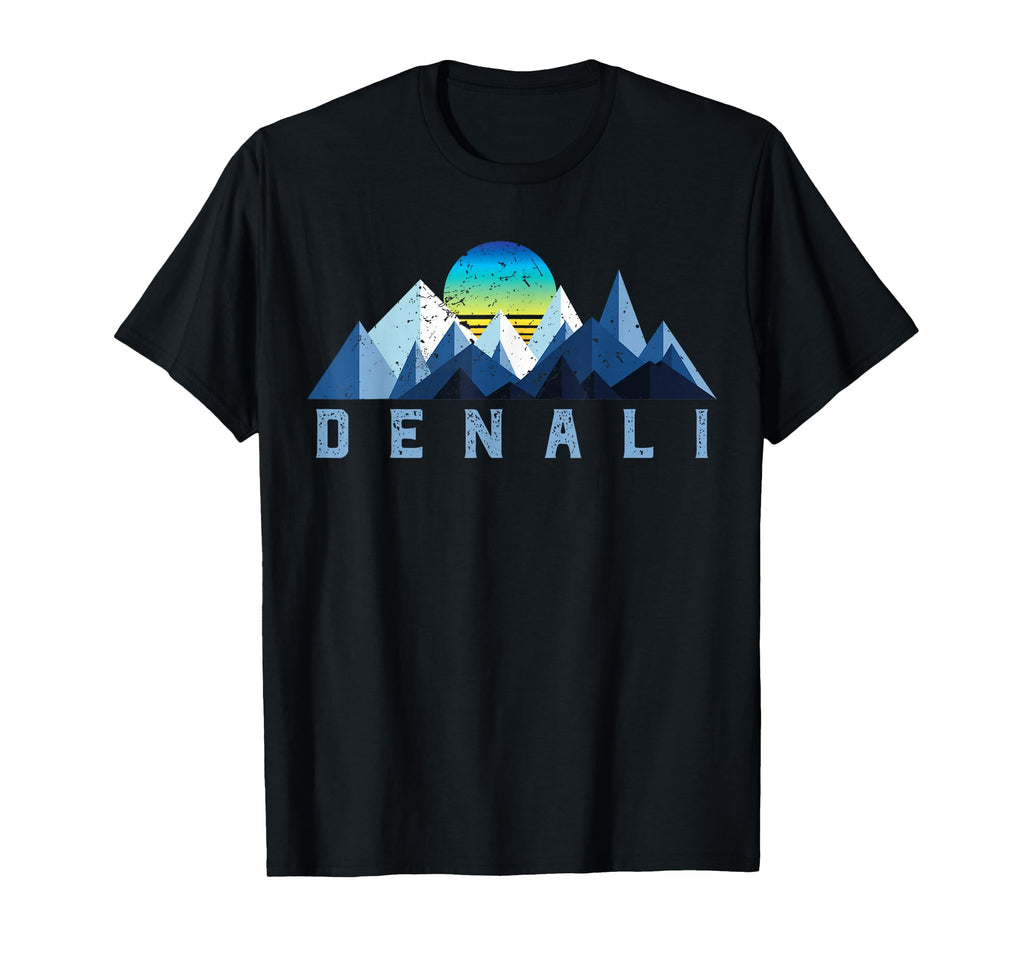 Denali National Park Geometric T-Shirt - Streetwear Style for Adults - T-Shirt, Sweatshirt, Hoodie
