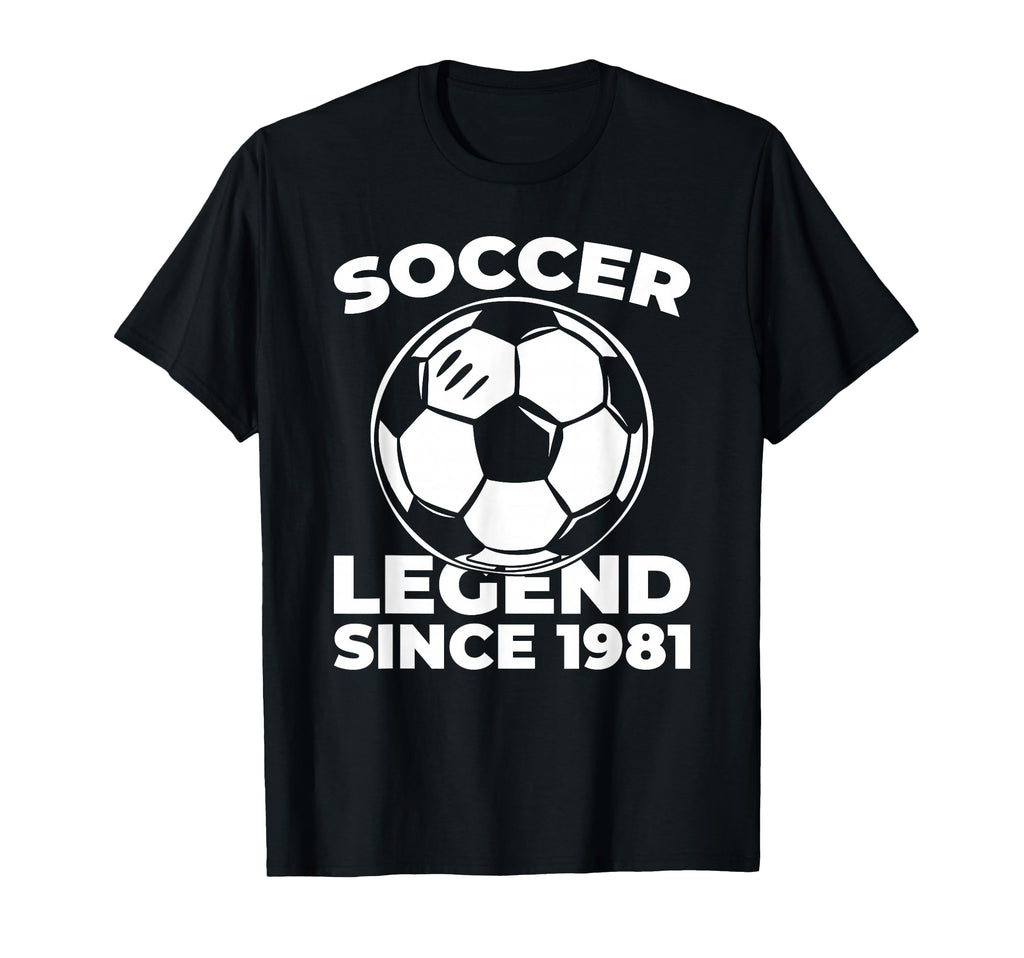 Born 1981 Soccer Sports Team T-Shirt - Casual Everyday Wear for Adults - T-Shirt, Sweatshirt, Hoodie