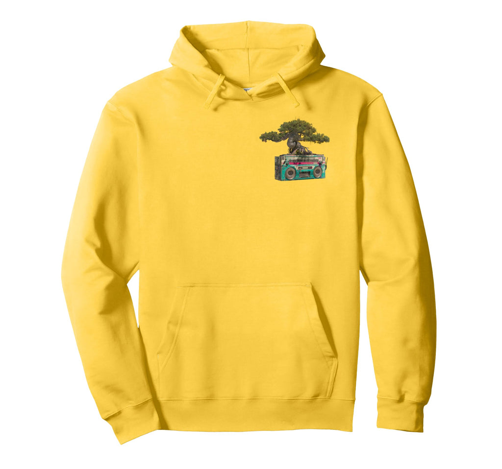 Boombox Pocket Placement Hoodie - Aesthetic Graphic Unisex - T-Shirt, Sweatshirt, Hoodie