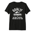 Mens Funny Soccer Goalie Grandpa T-Shirt - Fun Novelty Design for Adults - T-Shirt, Sweatshirt, Hoodie