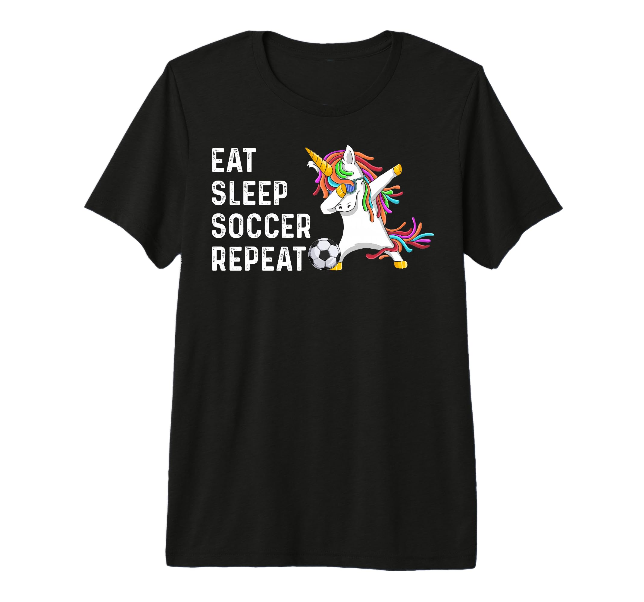 Eat Sleep Soccer Repeat Funny Tri T-Shirt - Streetwear Style for Adults - T-Shirt, Sweatshirt, Hoodie