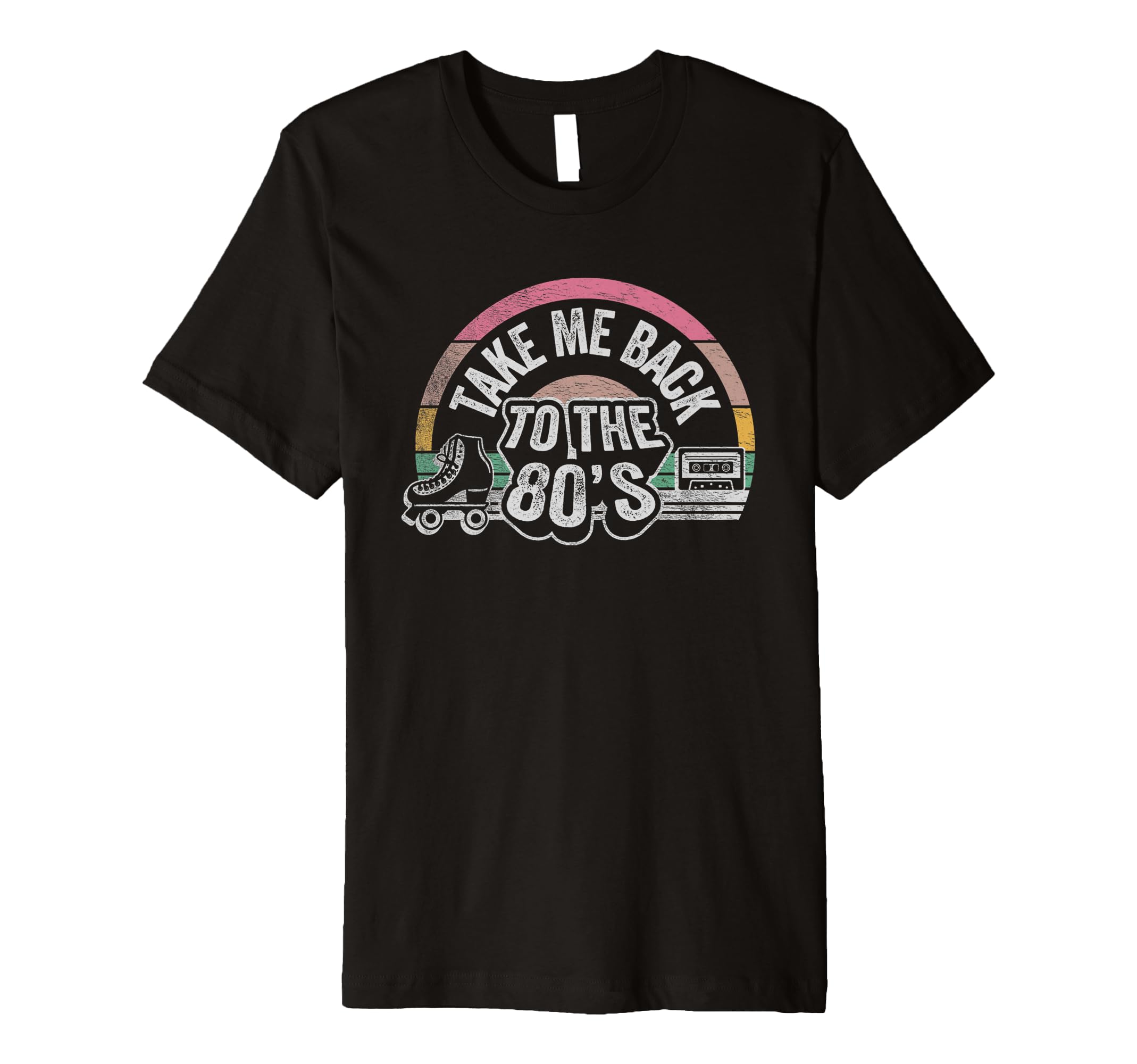 Take Me Back To 80S Cassette Roller T-Shirt - Aesthetic Graphic for Adults - T-Shirt, Sweatshirt, Hoodie