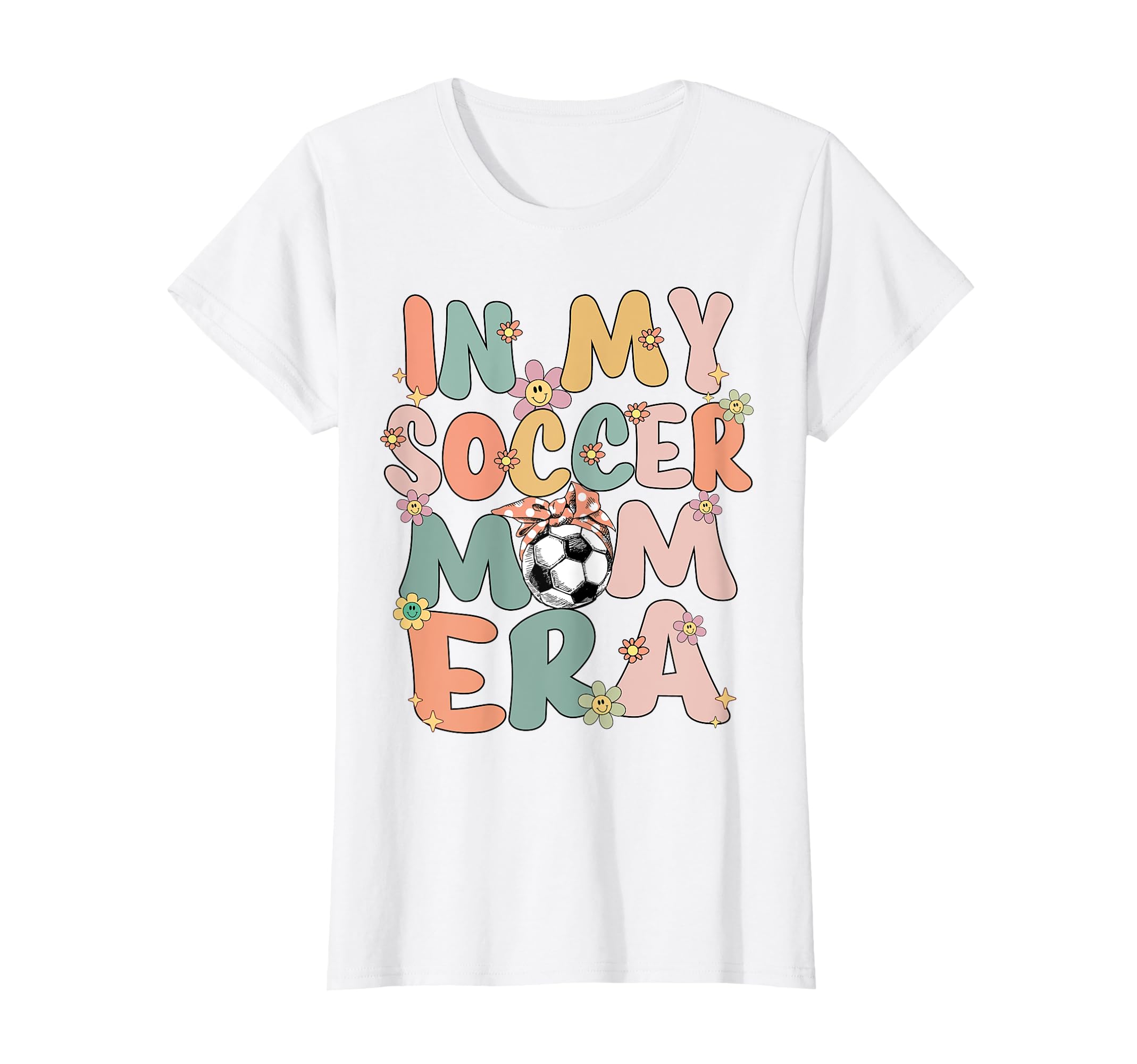 My Soccer Mom Era Groovy Soccer Mom Life T-Shirt - Custom Art Print Unisex - T-Shirt, Sweatshirt, Hoodie