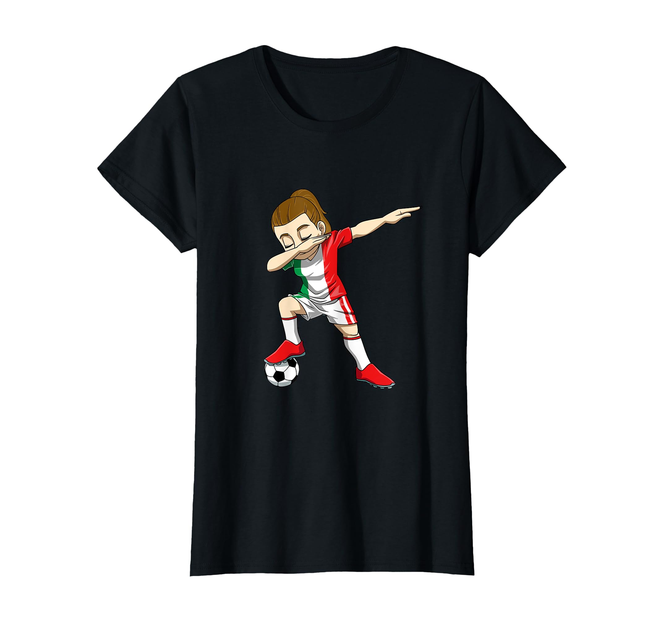 Dabbing Soccer Italy Womens Soccer T-Shirt - Fun Novelty Design Unisex - T-Shirt, Sweatshirt, Hoodie