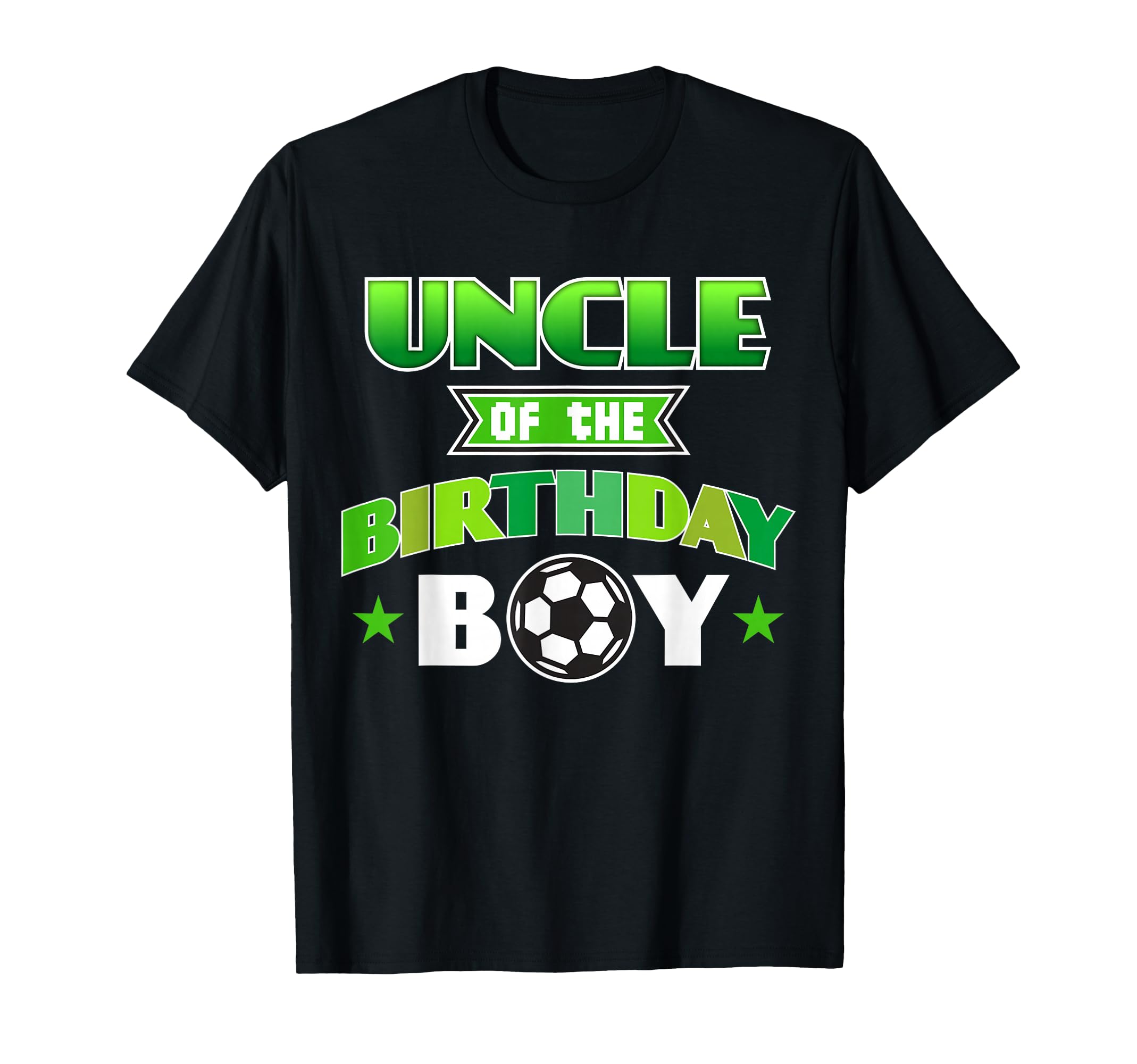 Uncle Birthday Soccer Party Family T-Shirt - Minimalist Print for Adults - T-Shirt, Sweatshirt, Hoodie