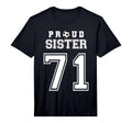 Number 71 Custom Proud Soccer Futbol T-Shirt - Custom Art Print Unisex - T-Shirt, Sweatshirt, Hoodie