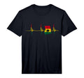 Ghana Heartbeat Ekg Pulse Map Ghana T-Shirt - Unique Graphic for Adults - T-Shirt, Sweatshirt, Hoodie