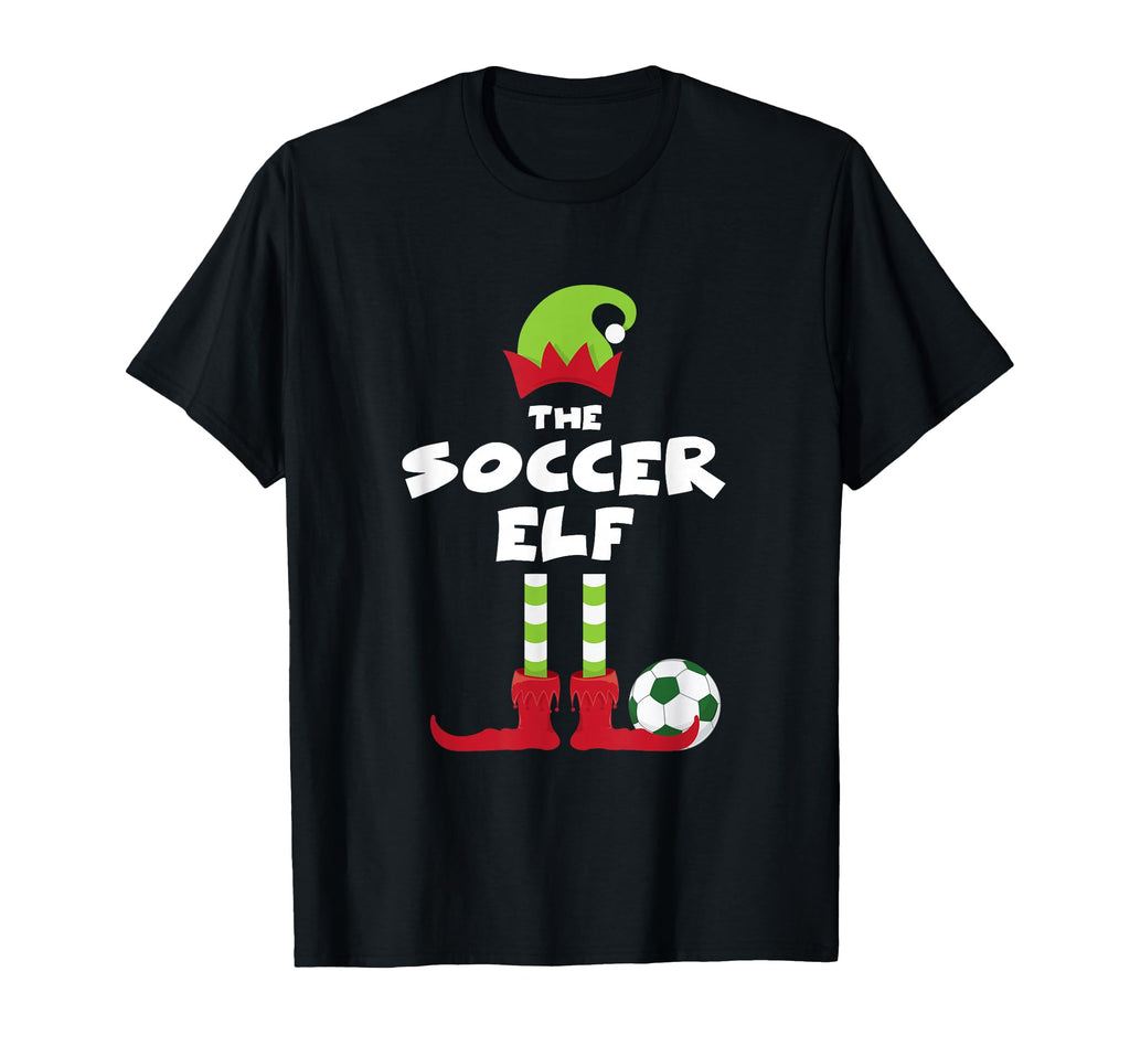 Soccer Elf Matching Family Party T-Shirt - Minimalist Print for Adults - T-Shirt, Sweatshirt, Hoodie