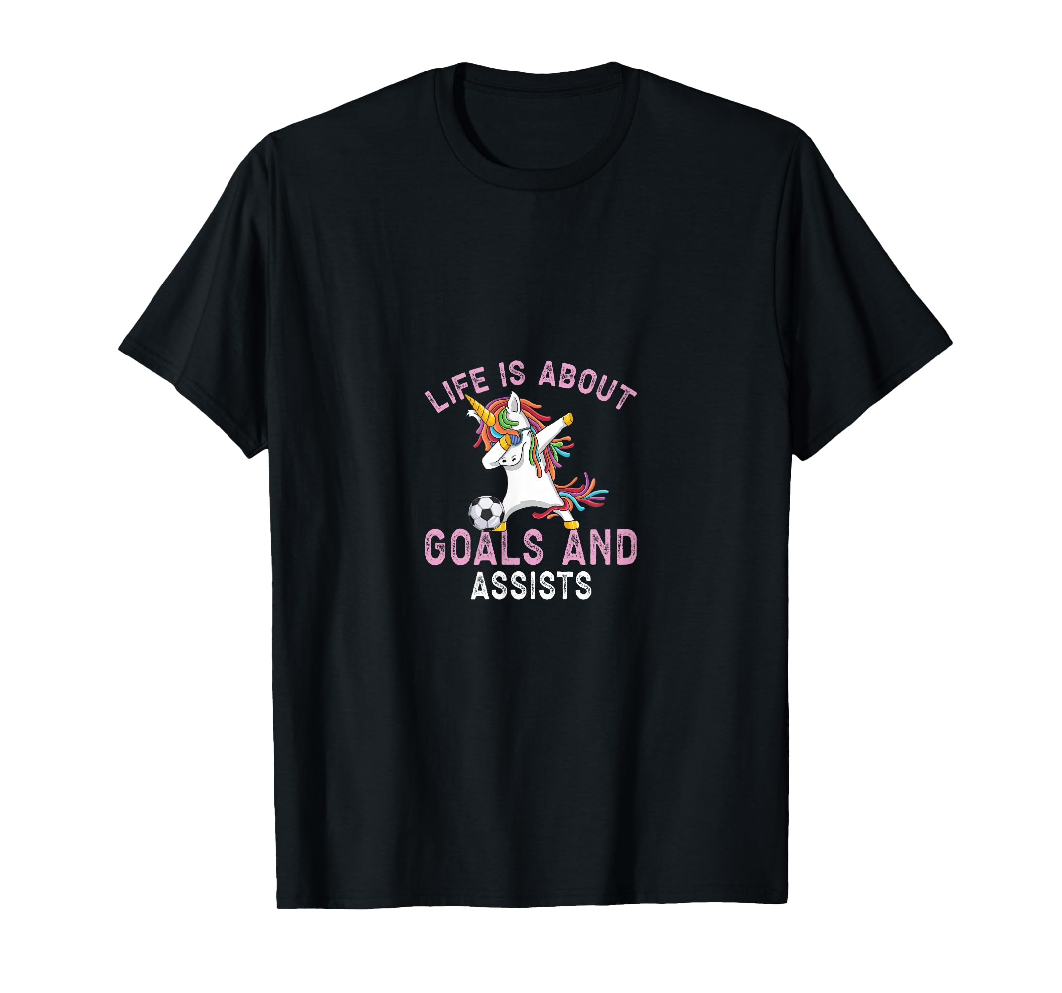 Funny Life Is About Goals And Assists T-Shirt - Trendy Graphic Unisex - T-Shirt, Sweatshirt, Hoodie