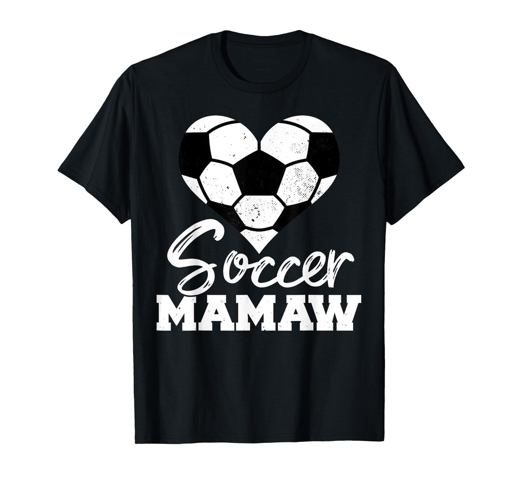 Soccer Mamaw Heart Funny Heartfelt Love T-Shirt - Graphic Print for Adults - T-Shirt, Sweatshirt, Hoodie