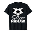 Soccer Mamaw Heart Funny Heartfelt Love T-Shirt - Graphic Print for Adults - T-Shirt, Sweatshirt, Hoodie