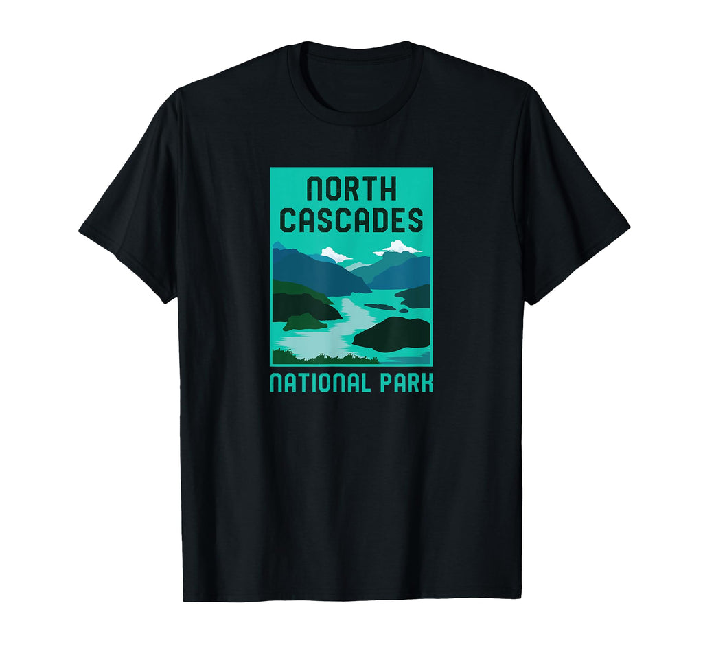 North Cascades National Park Washington T-Shirt - Graphic Print for Adults - T-Shirt, Sweatshirt, Hoodie