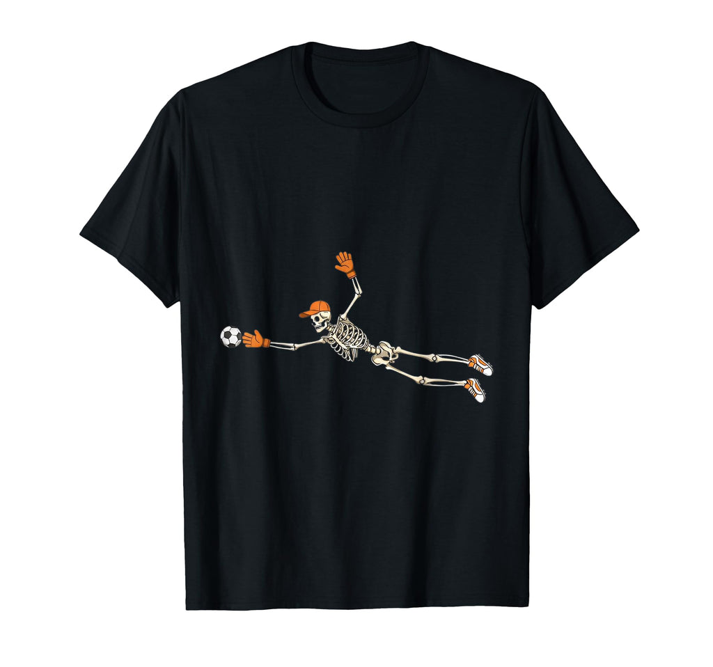 Skeleton Goalkeeper Soccer Funny T-Shirt - Fun Novelty Design Unisex - T-Shirt, Sweatshirt, Hoodie
