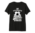 Proud Soccer Step Mom Soccer Player T-Shirt - Aesthetic Graphic for Adults - T-Shirt, Sweatshirt, Hoodie